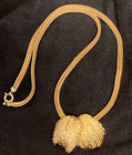 Vintage 1966 Grosse Germany (DIOR) Gold Plated Diamond Weave Chain  Necklace — photo 2
