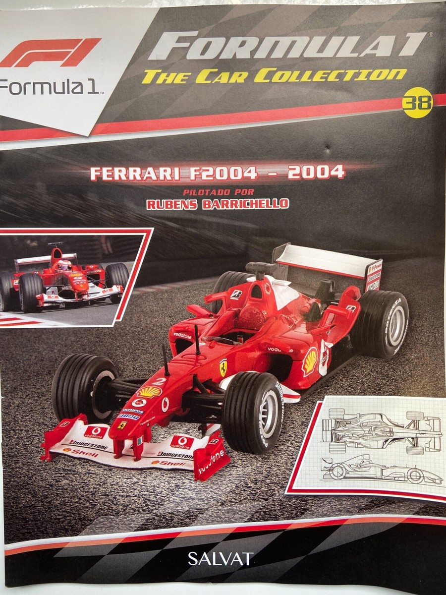 RUBENS BARRICHELLO FERRARI F2004 2004 (SCALE 1:43) FORMULA 1 CAR