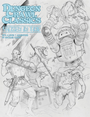 Dungeon Crawl Classics 79: Frozen in Time (Sketch Cover Art) GMG5080S