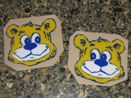 UCLA BRUINS Vintage Football Helmet Decals Full Size 3M 20MIL (1) Pair