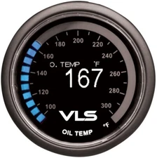 Revel VLS 52mm 100-300 Deg F Digital OLED Oil Temperature Gauge - rvl1TR1AA003R