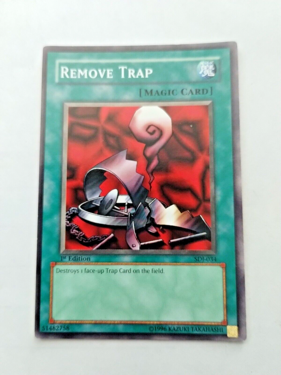 Yu-Gi-Oh! TCG Remove Trap Starter Deck Joey SDJ-034 1st Ed. Com