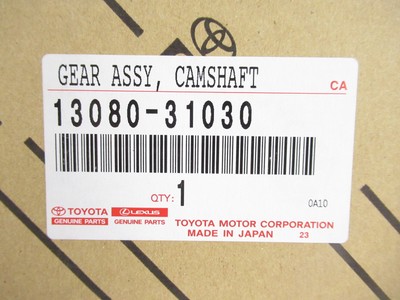 LH SIDE TIMING EXHAUST CAMSHAFT GEAR 13080-31030 TOYOTA LEXUS GENUINE OEM NEW