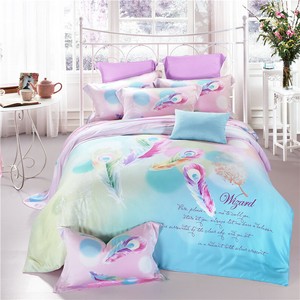 4pc-Colorful-Feather-Print-Bohemian-Moroccan-Paisley-King-Queen-Duvet-Cover-Set