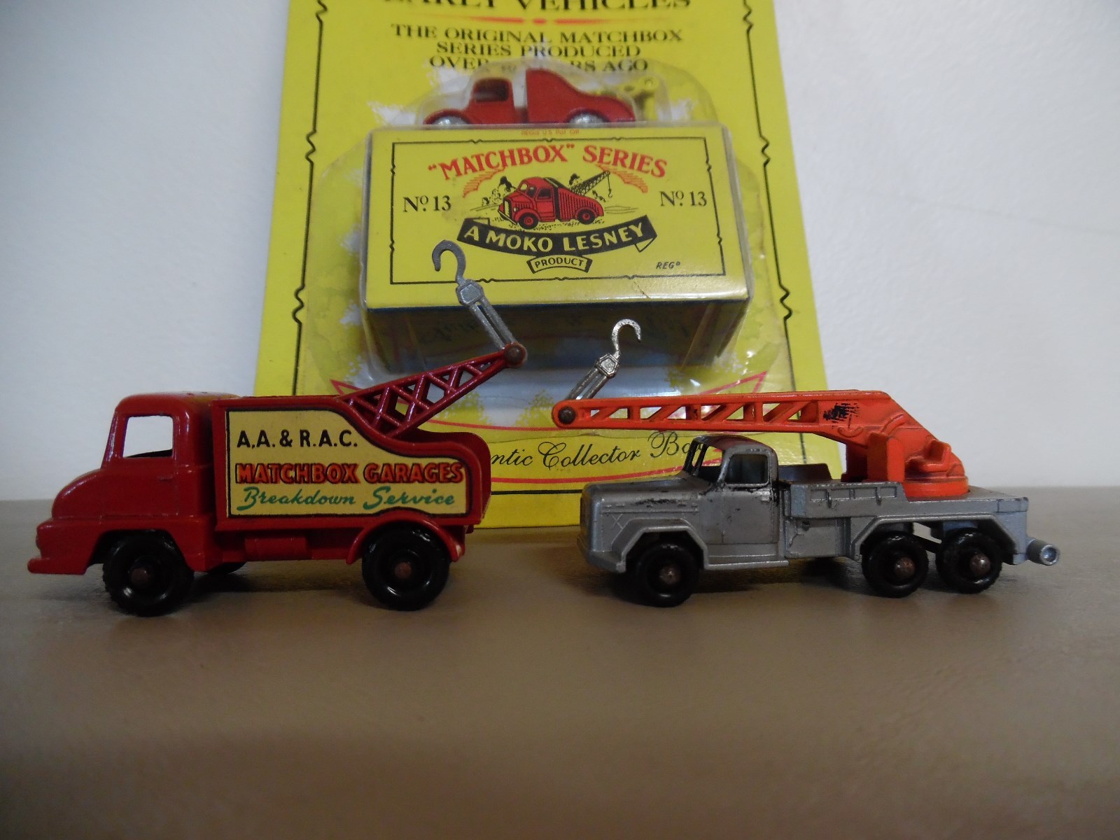 VTG MATCHBOX Thames Trader Wreck Crane Truck leksak Made in England Bonus VTG MATCHBOX Thames Trader Wreck Crane Truck leksak Made in England Bonus