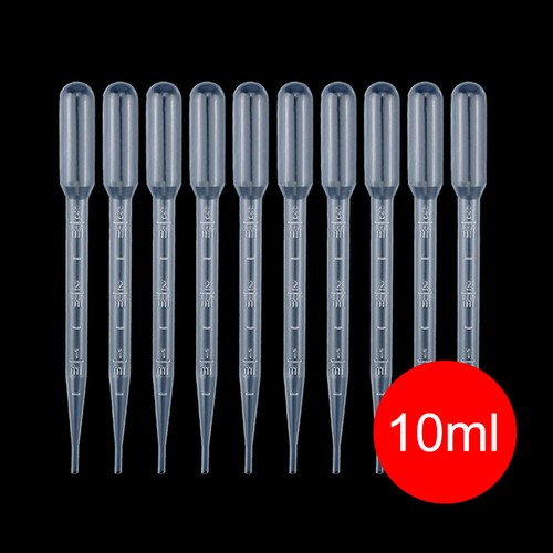 10ML Plastic Pipettes Eye Dropper Disposable Graduated Transfer Liquid Drop - Picture 9 of 11