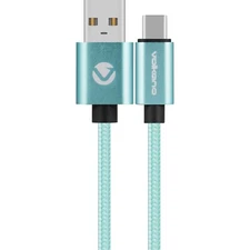 Volkano Type-C Data Sync & Charge Cable 6ft1.8m Heavy Duty Fashionable Colors