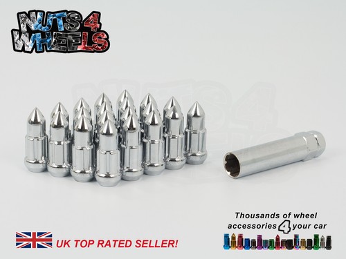 20 dadi ruota proiettile Spike M12x1,5 adatti a Chevrolet Nubira Tacuma Lacetti Evanda - Foto 1 di 3