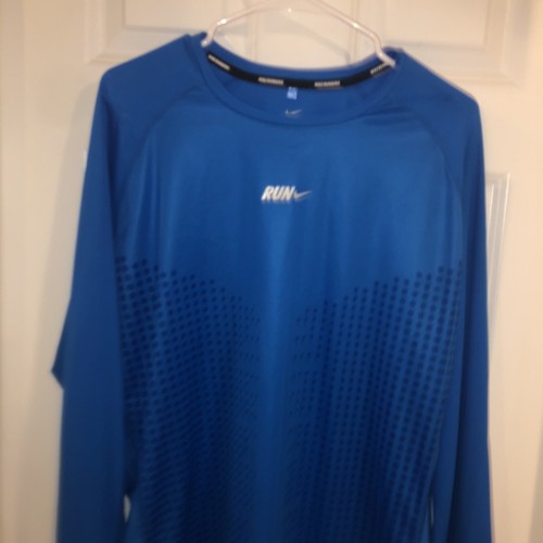 nike long sleeve blue mini dress