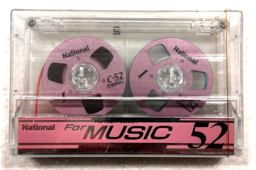 National RT-52R (p) carrete a carrete audio casete cinta en blanco sellado Japón Tipo I - Imagen 2 de 2