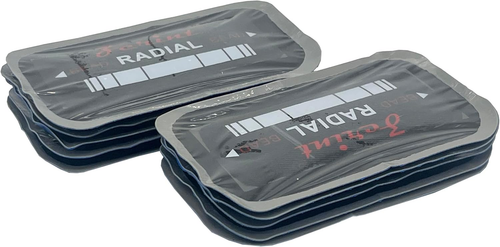 TP-R04 4" X 2 1/4" 1 Ply 10 Pcs,Radial Repair Patch, Heavy Duty Tire Patches, Ti - Picture 5 of 12