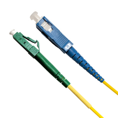  Fiber Optic Cable Patch Cord, Singlemode, Simplex SCUPC to LCAPC, 2M (6ft)