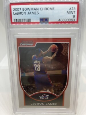 その他 2007 Bowman Chrome LeBron James #23 PSA 2007 Bowman Chrome