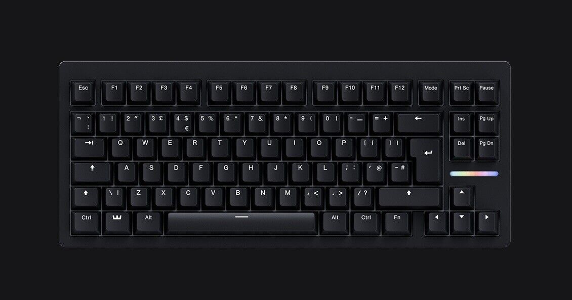 Wooting 80HE ANSI Black PCR Plastic Gaming Keyboard New FAST Wooting 80HE ANSI Black PCR Plastic Gaming Keyboard New FAST