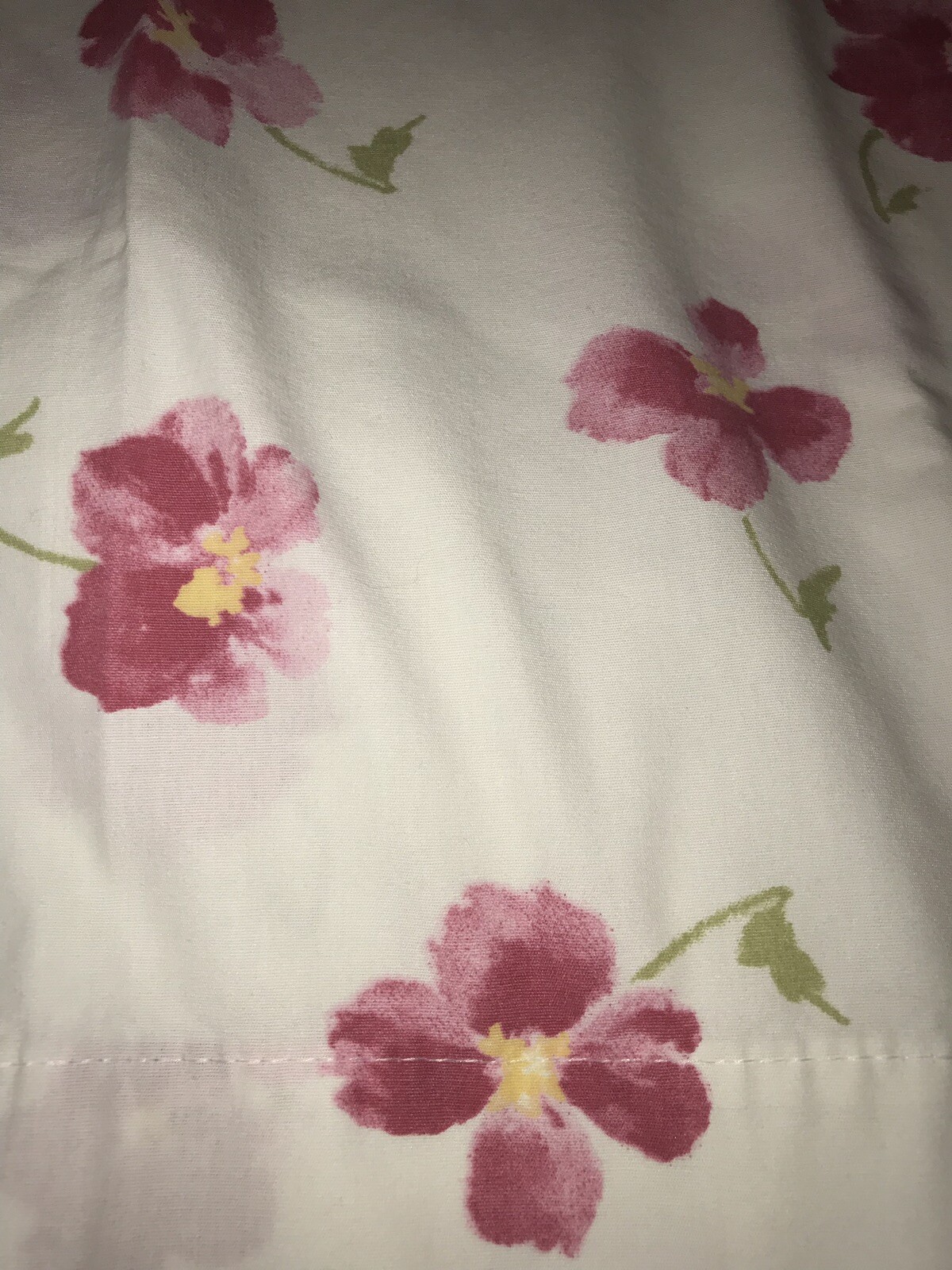 Floral Pair Standard Pillowcases Flowers Bedding Linens Pillow Slips eBay
