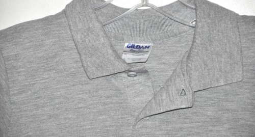 Gildan Easy Care Polo Shirt School Uniform Gray Youth Sz Small NWOT - Picture 2 of 3
