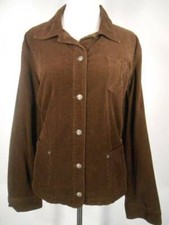 Beautiful Women's Size 3 Chico's Brown Corduroy Long Sleeve Fitted Button Jacket
