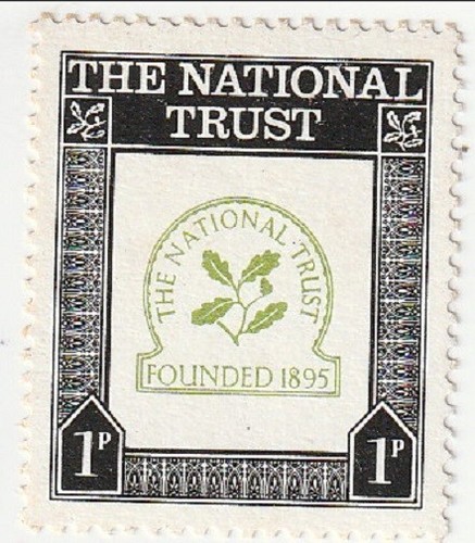 Great Britain - The National Trust 1p label(M)