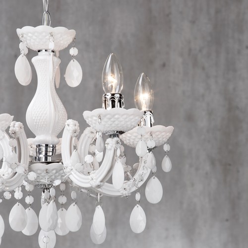 Litecraft Marie Therese Chandelier & Wall Light Multi Arm - 8 Colours - Picture 129 of 154