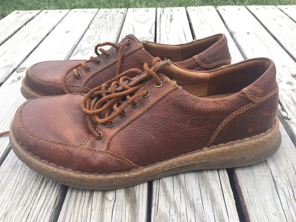 Born Bronson Brown Leather Lace Up Oxford Shoes Size 12 Men’s