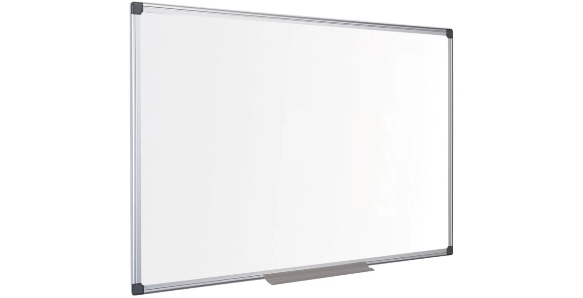 Office Depot Recycled Enamel Whiteboard with Aluminum Frame 900 x 600mm