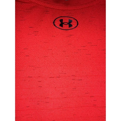 Under Armour Men's Fitted T-Shirt Athletic Training Gym Activewear Red Large - Picture 4 of 4