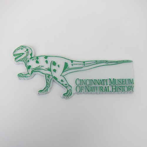 Vintage T-Rex Dinosaurier Kühlschrankmagnet Cincinnati Museum of Natural History - Bild 6 von 12