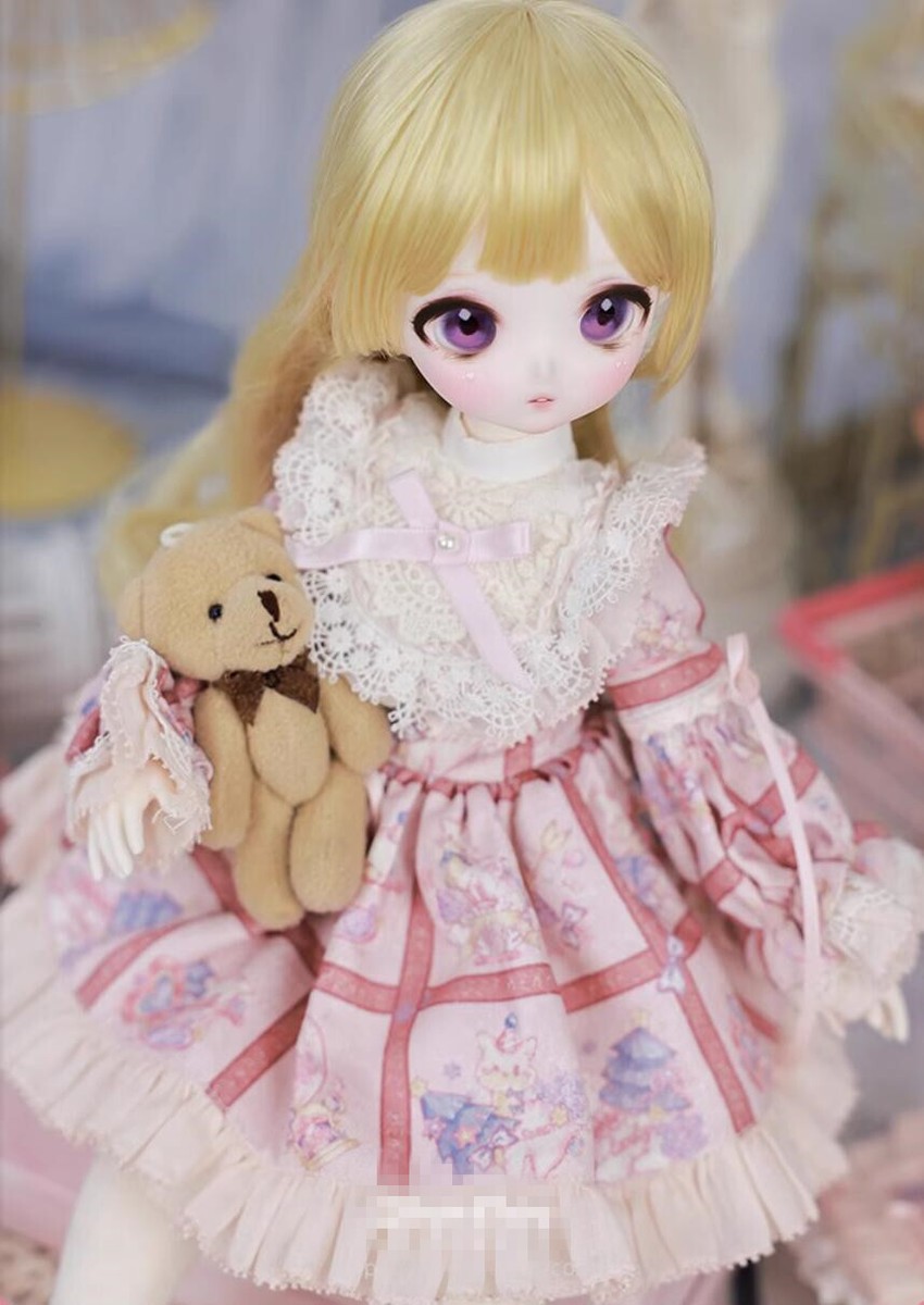 New clothes Hair Wig shoes For 1/4 BJD Doll Makoto 糖糖 | eBay