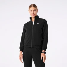FIGS Women's Sydney Scrub Jacket - Brand New- Black