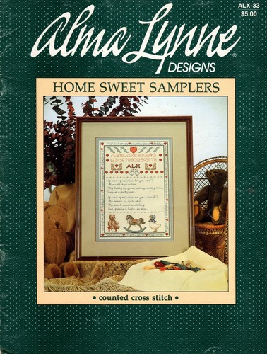 Lot of 5 Cross Stitch Leaflets Country Cat, Hearts, Unicorns, Home Sweet Sampler - Picture 6 of 9