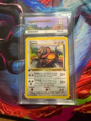 Vintage Tauros 47/64 1st edition Ace Grading 8 1999 Jungle