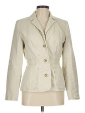 Casual Corner Women Ivory Blazer 8