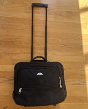 Samsonite Black Rolling Business Briefcase Carry On Laptop Travel Bag