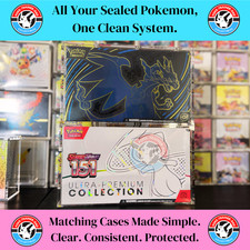 Pokemon Acrylic Case MEGA Charizard X 151 UPC Magnetic Lid SHIPS TODAY