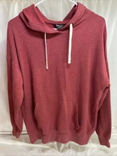 Buffalo David Bitton Hooded Sweatshirt Hoodie Red Men’s Sz Small