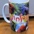RARE 2009 Billco Embosed Rainforest Cafe Mug Animals All Around — photo 1