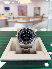 Rolex Sea-Dweller 116660 Steel Oyster Bracelet Black Ceramic Bezel Watch 2