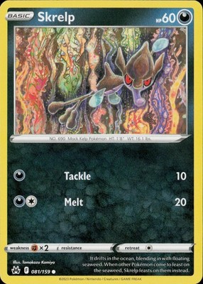 Skrelp CRZ SWSH: Crown Zenith #081/159 Common NM