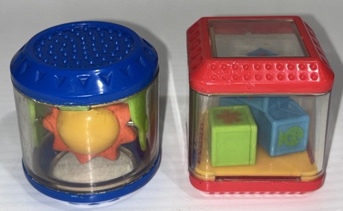 Fisher Price Peek A Boo Blocks Musical Shape Sorter w/Sound - 4 Shapes - Works! - Picture 10 of 11