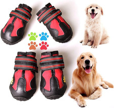 NEW Dog Boots Paw Protector for Hot Pavement Winter Snow Outdoor Walking Sz 3