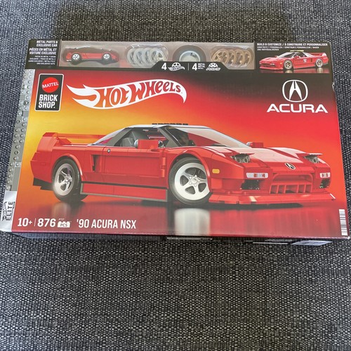 Mattel Brick Shop Hot Wheels ’90 Acura NSX Honda Elite new in hand - Picture 4 of 9