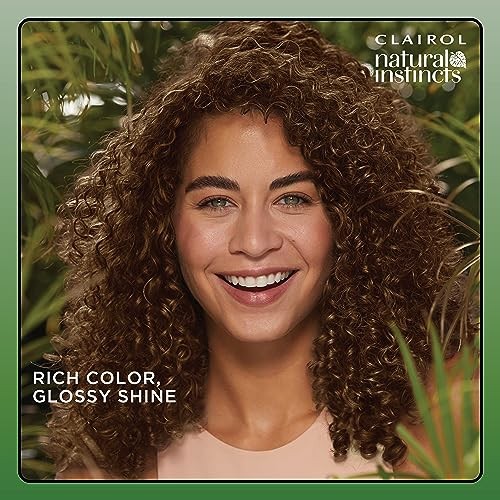 Clairol Natural Instincts Demi-Permanent Hair Dye, 3 Brown Black Hair Color,