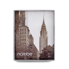 Nambe Treso Picture Frame - Holds One 8" x 10" Photo - Silver