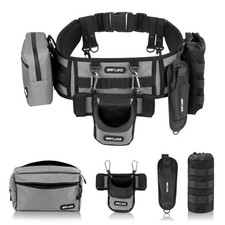 Fishing Belt Rod Holder Wading Fly Belt Kit Adjustable Fighting Waist Belt wi...
