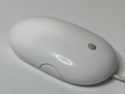 OEM Apple A1152 Wired USB Optical Mighty Mouse Scroll White Genuine - TESTED - Picture 6 of 6