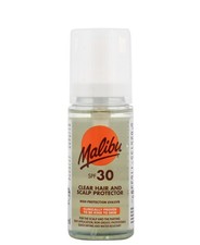 Image of Malibu Sun Clear Hair and Scalp Protector Spray SPF 30 Non-Greasy Quick Dryin