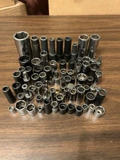 Large Lot 79 Mostly Snap On, Some Mac, Matco, Sockets Read Description For Info