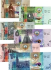 2014 - 2021 Kuwait 1/4 to 20 Dinar Banknote UNC P29 - P34 FULL SET