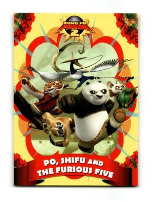 2011 Bulls-i-Toy Kung Fu Panda 2 #16 Po, Shifu & the Furious Five ~ 06771