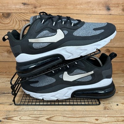 Nike Turnschuhe Herren Gr. UK 10 Air Max 270 React Optical schwarz grau Oreo Laufschuhe